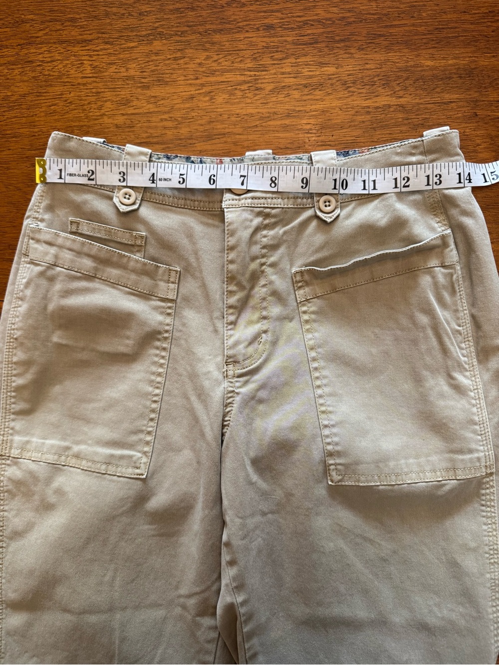 Sundance Beige/Tan Cargo Utility Pants - Picture 9 of 10